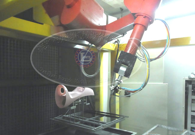 热水壶外壳机器人喷涂