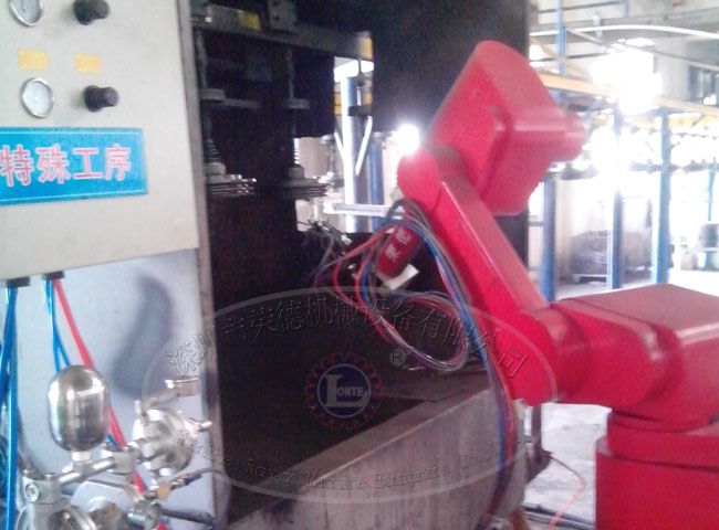 喷涂机器人生产线(皮带轮)