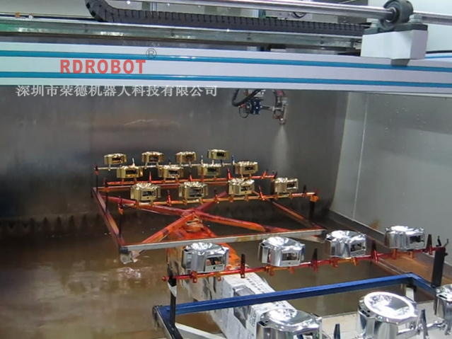 工艺品五轴自动喷油设备