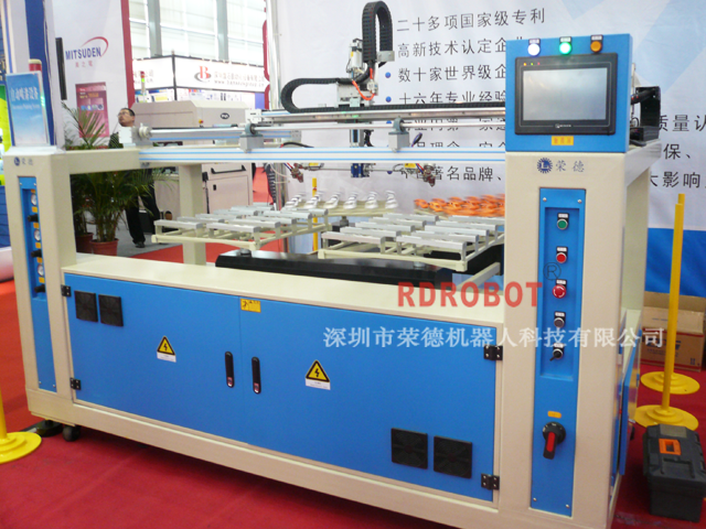 大行程五轴双盘自动喷涂设备